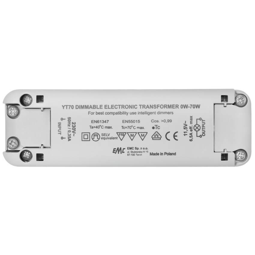 elektronischer NV- Sicherheitstrafo, 230V/11,5V/0-105W