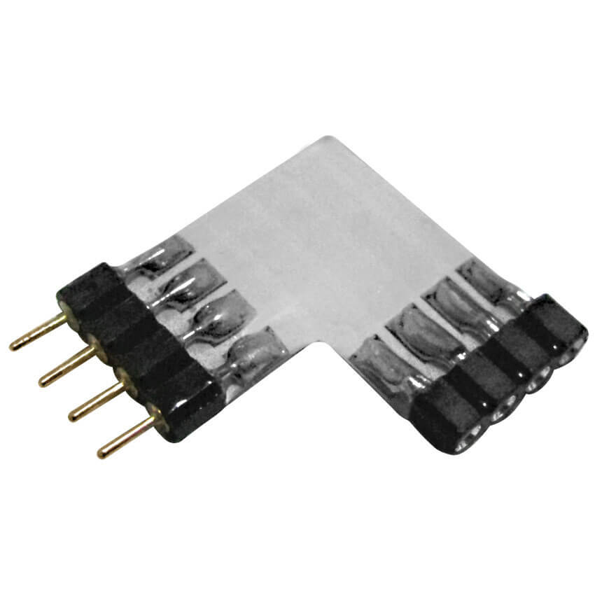 Steck-Eckverbinder 90 fr RGB-LED-Flexstreifen mit 5050-RGB-SMD-LEDs