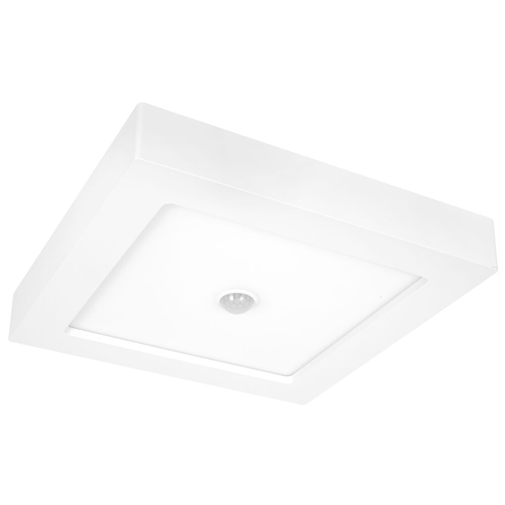 LED-Sensorleuchte, OFFICE SQUARE, LED/24W, 1.800 lm, 3000K, HF-Sensor, L 280, B 280