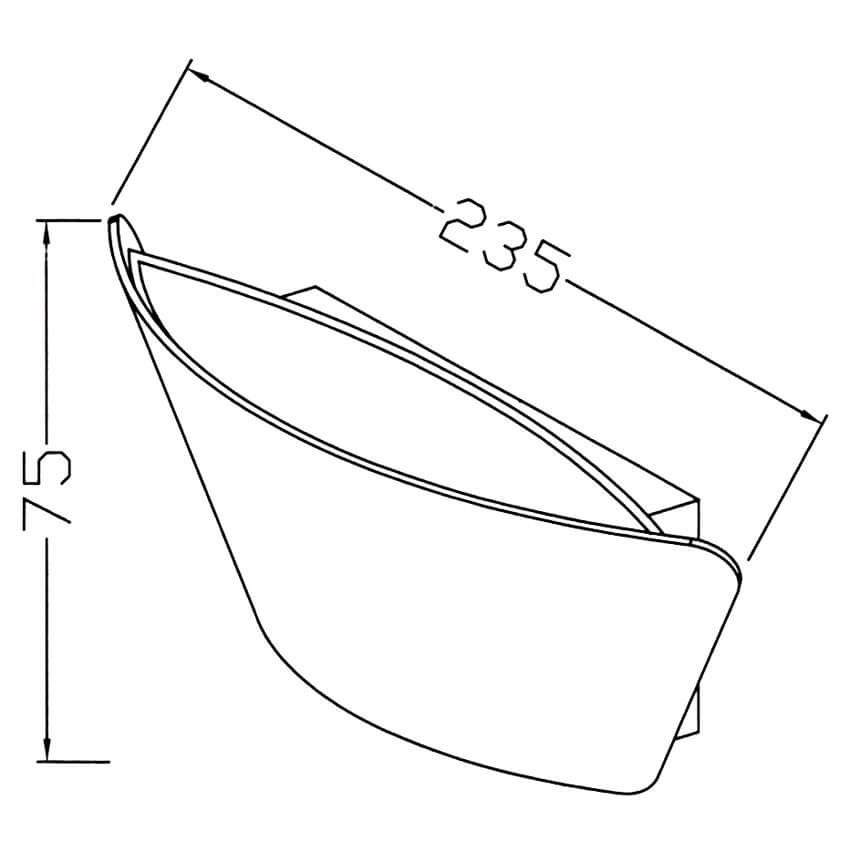 Auenwandleuchte,  SACRAMENTO,  LED/5,5 + 2,5W Bild 2