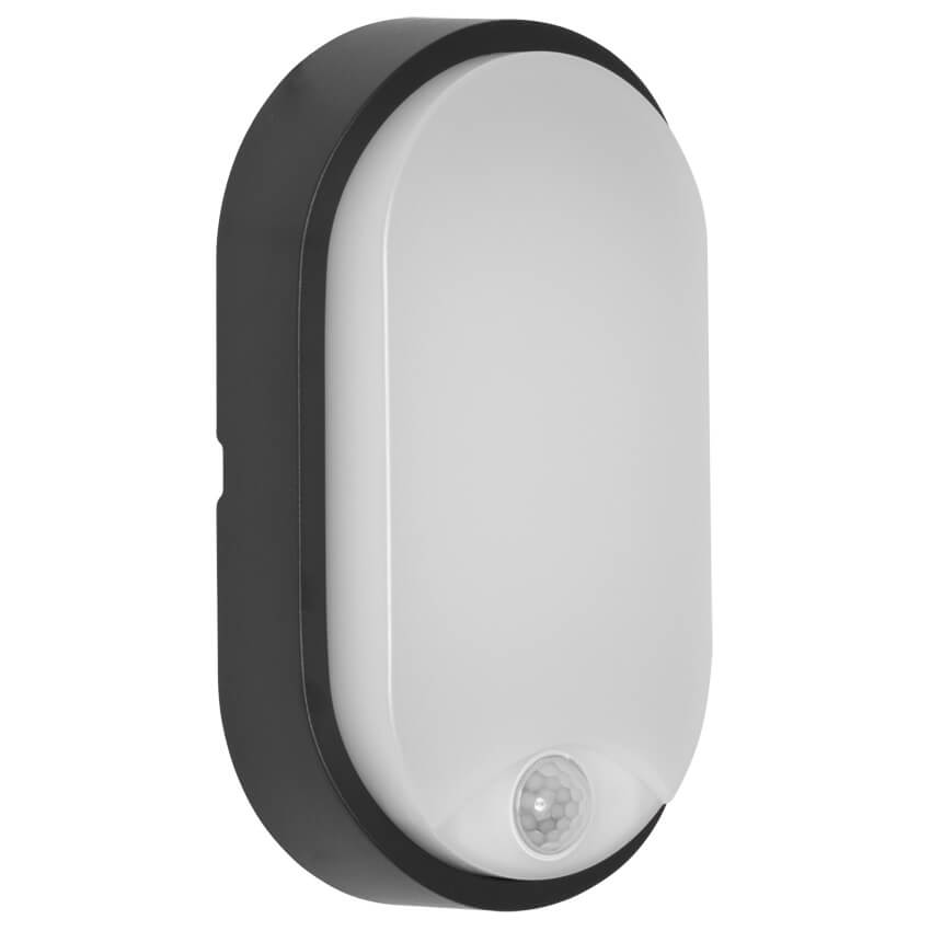 Auenwandleuchte,  BULKA OVAL,  LED/10W, mit IR-Sensor