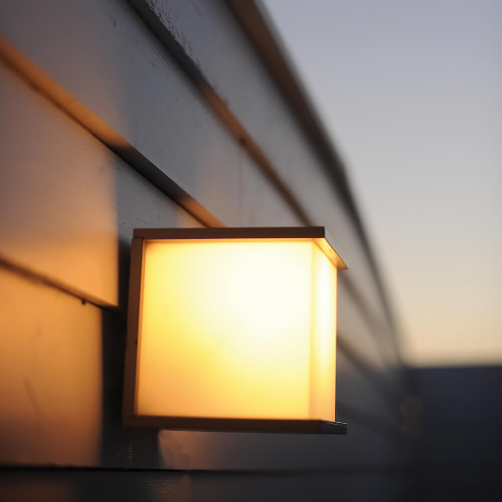 LED-Außenwandleuchte, BOX CUBE, 1 x E27/15W Bild 3