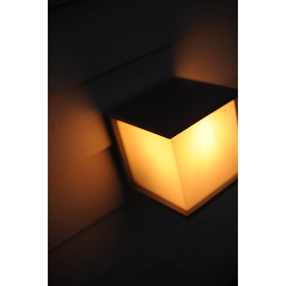 LED-Außenwandleuchte, BOX CUBE, 1 x E27/15W Bild 5