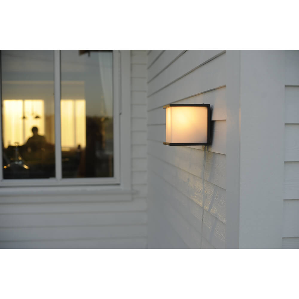 LED-Außenwandleuchte, BOX CUBE, 1 x E27/15W Bild 6