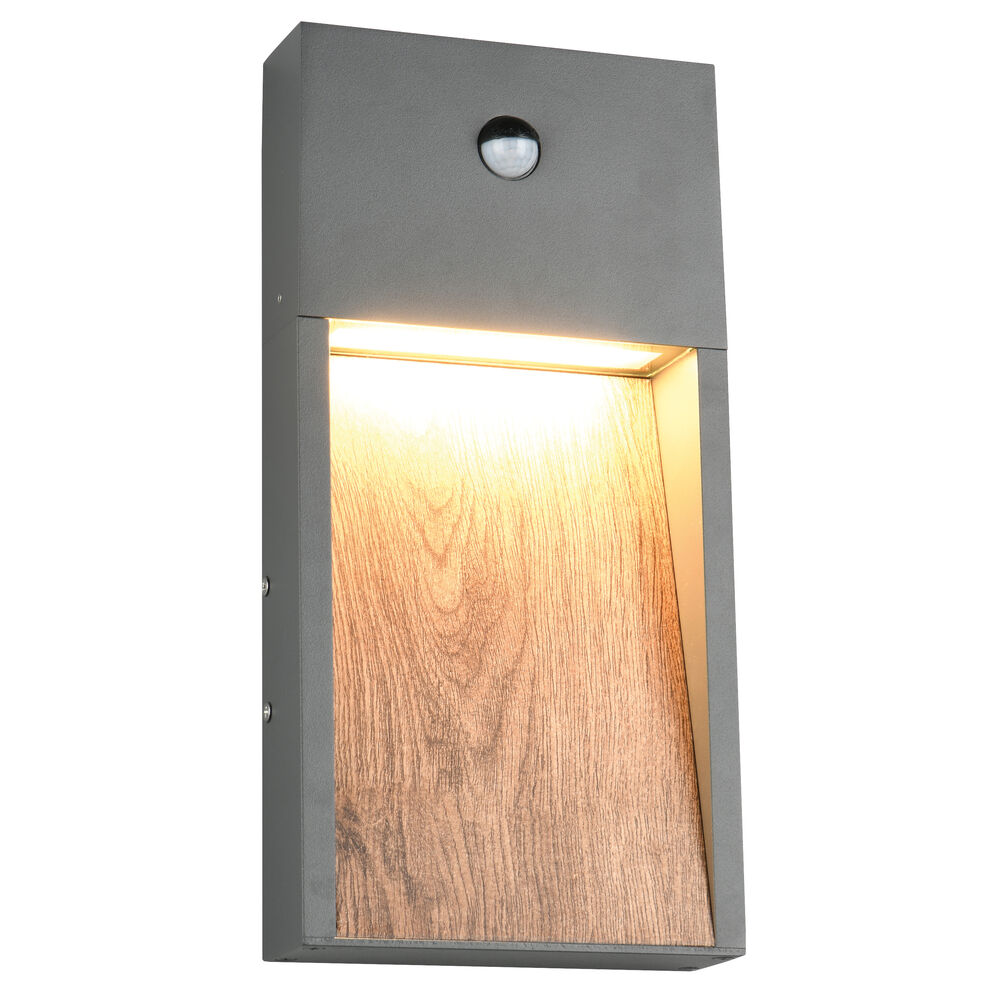 Auenwandleuchte, SALMON, LED/11W, 1.200 lm, 3000K, mit IR-Sensor Bild 2