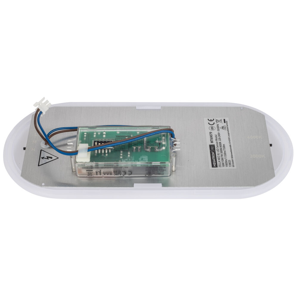 Ovalleuchte ZELLA NEO XL SENSOR, LED/6W - 15W, 3000K/4000K, mit wechselbarem LED-Modul, inkl. HF-Sensor Bild 2