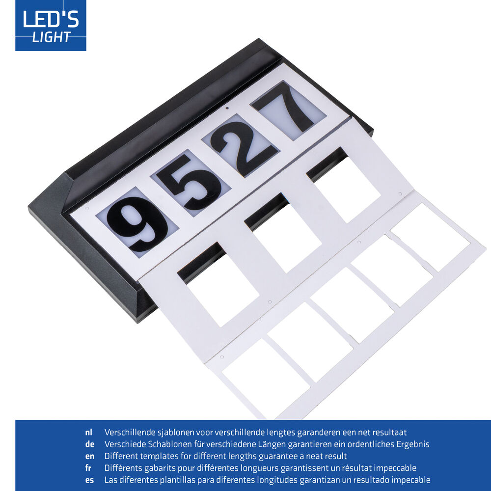 Solar-Hausnummernleuchte, LED, 15 lm, mit D�mmerungssensor Bild 4