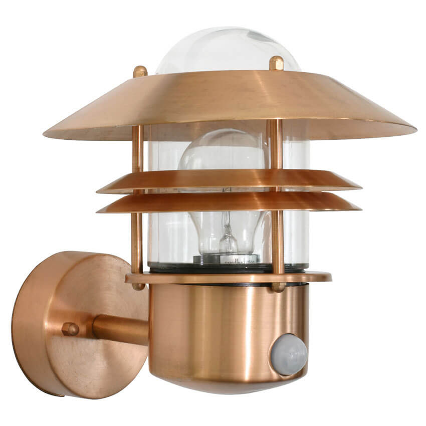 Auenwandleuchte, BLOKHUS, 1 x E27/60W, mit IR-Sensor