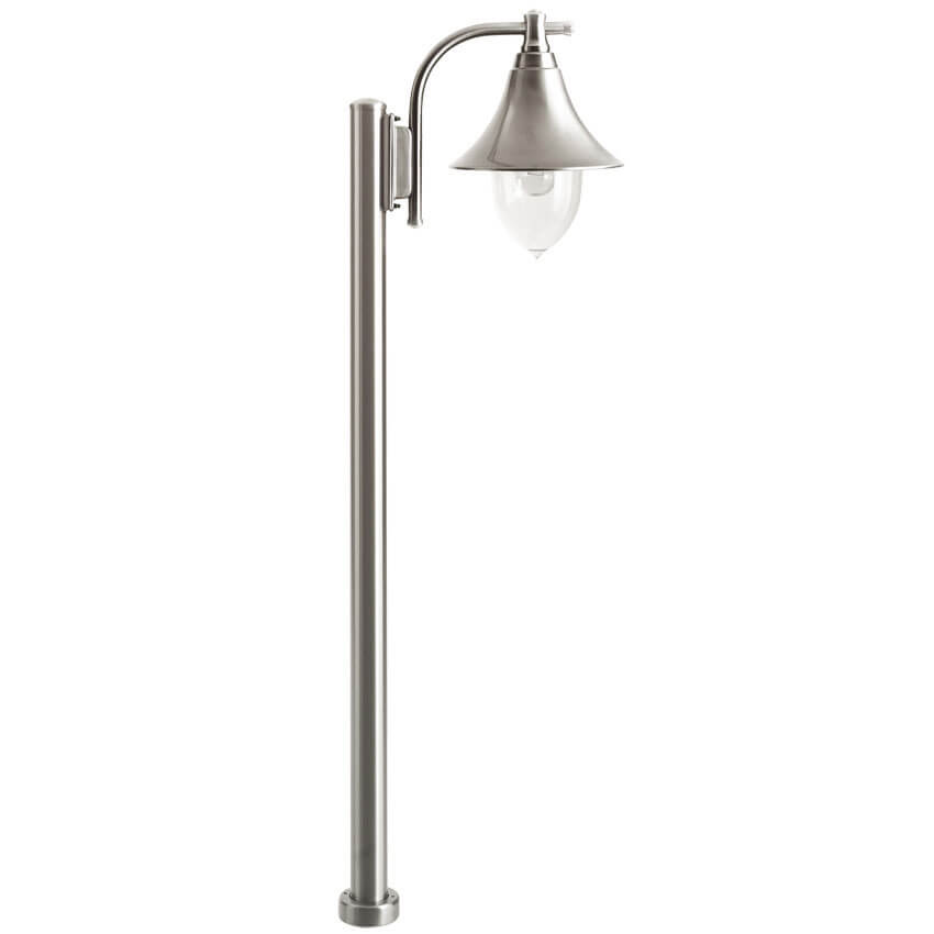 Auenstandleuchte, LAMPARA INOX, 1 x E27/100W