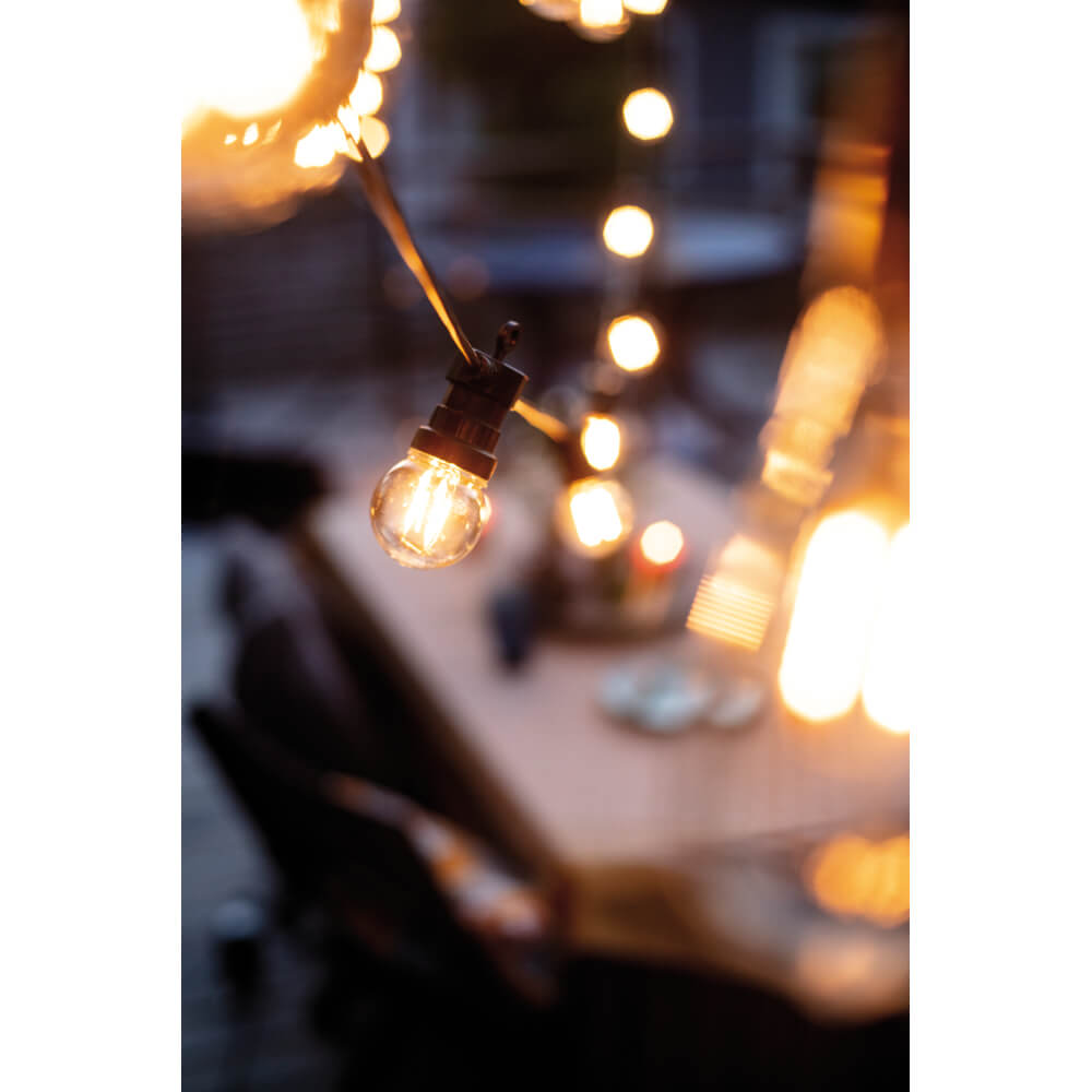 LED-Partylichterkette, GARDEN 24, 10 warmweiße LEDs/24V/2,4W Bild 4