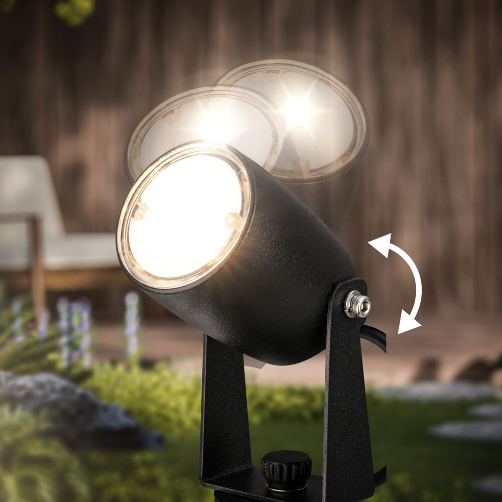 Erdspiestrahler, CONNECT TO SHINE, IRIS, LED/2W, 135 lm, 3000K, 3er-Set Bild 4