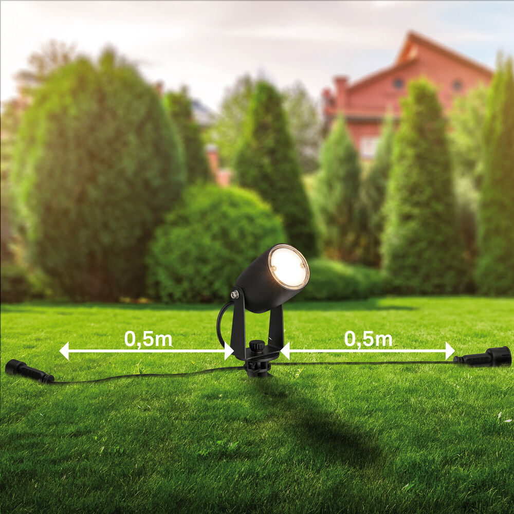 Erdspiestrahler, CONNECT TO SHINE, IRIS, LED/2W, 135 lm, 3000K, 3er-Set Bild 5
