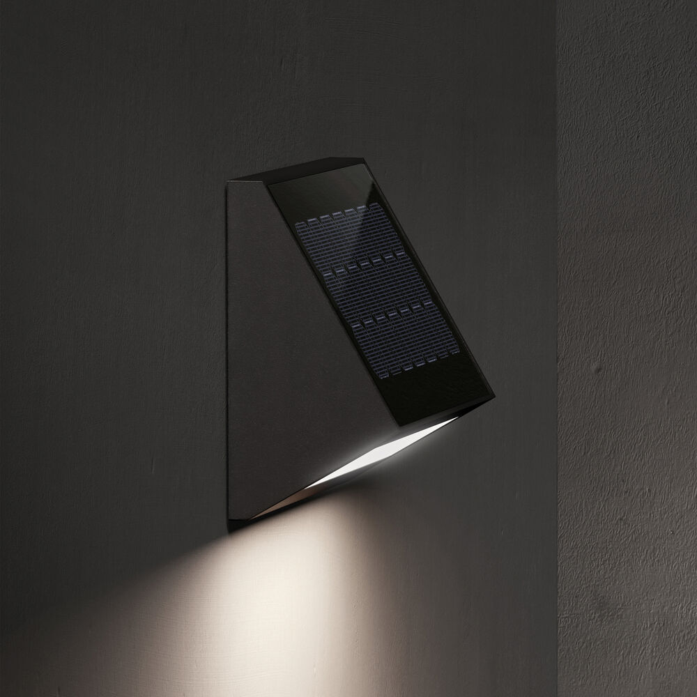 Solar-Wandleuchte, ECOSTEP, LED/2,2W, 200 lm, 3000K Bild 3