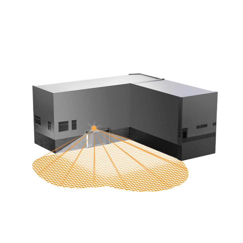 LED-Außenstrahler, XLED PRO SQUARE, MASTER, LED/24,8W, 2.400 lm, 4000K, mit IR-Sensor Bild 5