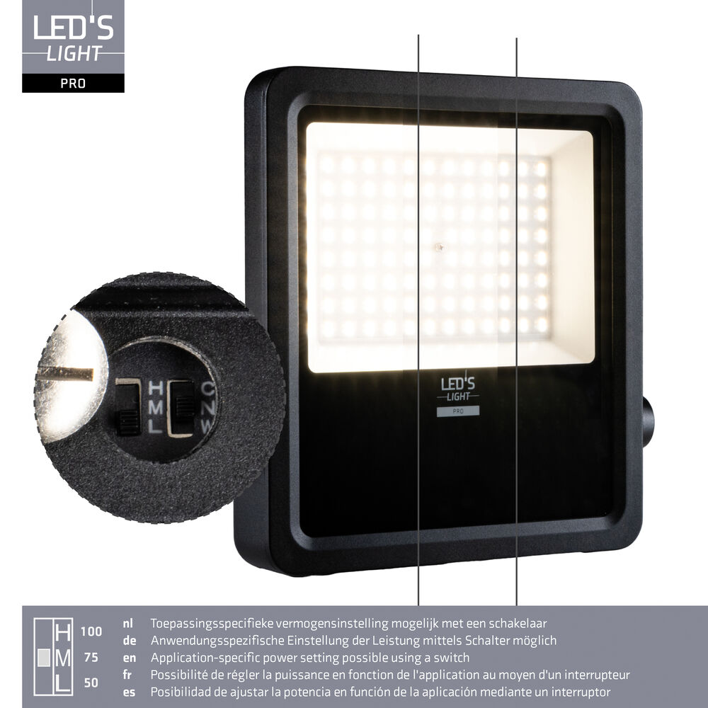 Auenstrahler, LED/50W - 200W, 3000/4000/5000K, seeklimabestndig  Bild 4