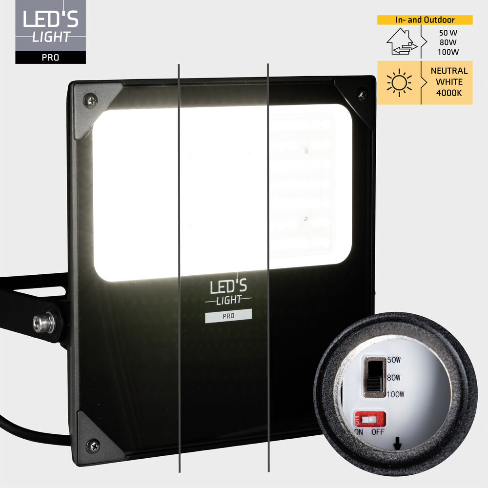 Auenstrahler, LED/50W - 200W, 4000K, mit Dmmerungssensor Bild 2