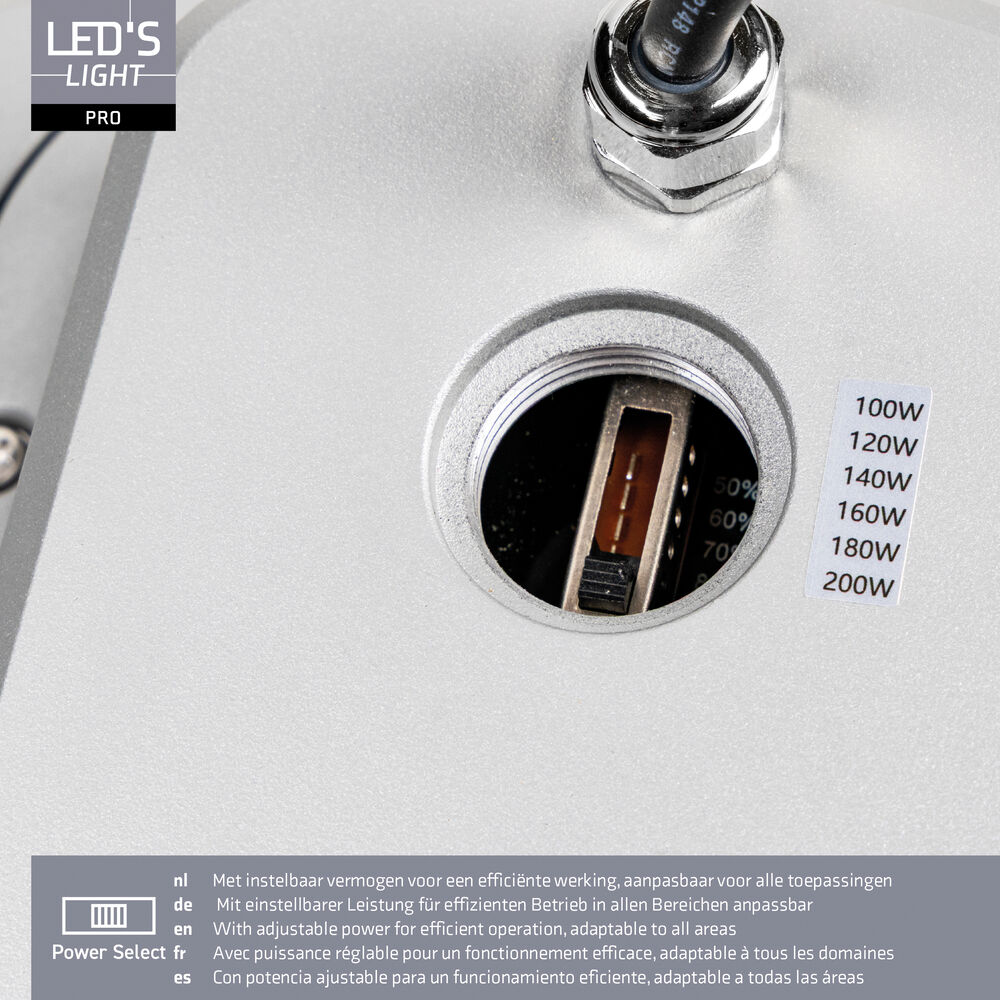 Hallentiefstrahler, LED/200W, 40.000 lm, 4000K, Zhagha kompatibel Bild 4