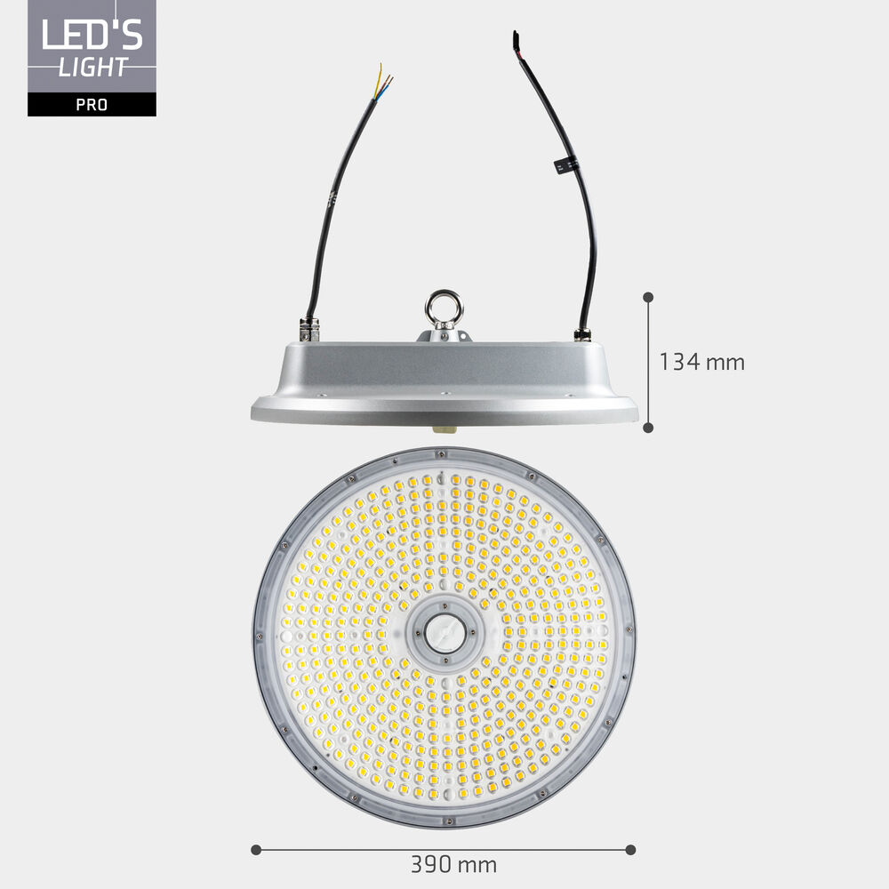 Hallentiefstrahler, LED/200W, 40.000 lm, 4000K, Zhagha kompatibel Bild 5