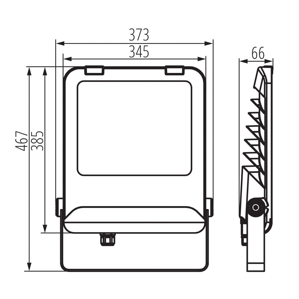 Au�enstrahler, FLAGOR AIO, SMD-LED/240V 3000/4000/6000K, Reflektor symmetrisch Bild 7