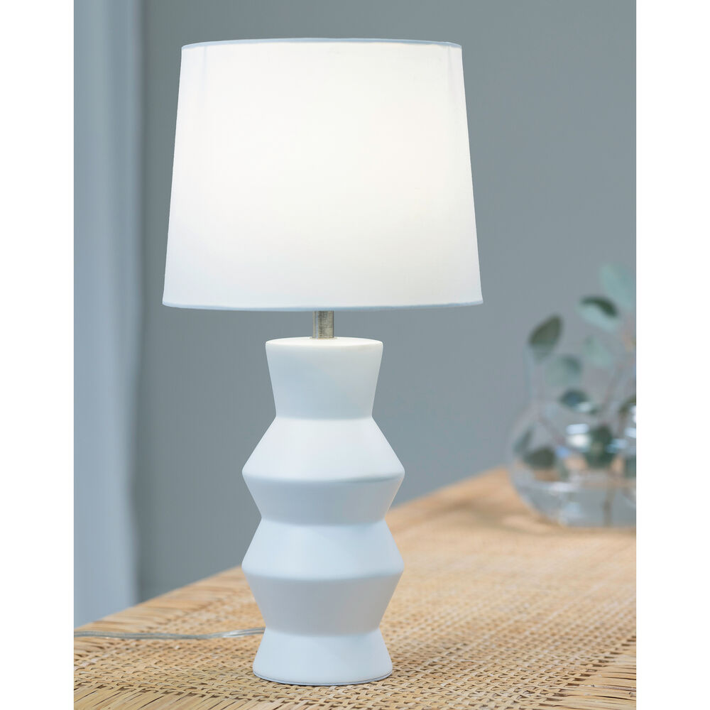 Tischleuchte, SIENNA, 1 x E27/40W, wei� Bild 2