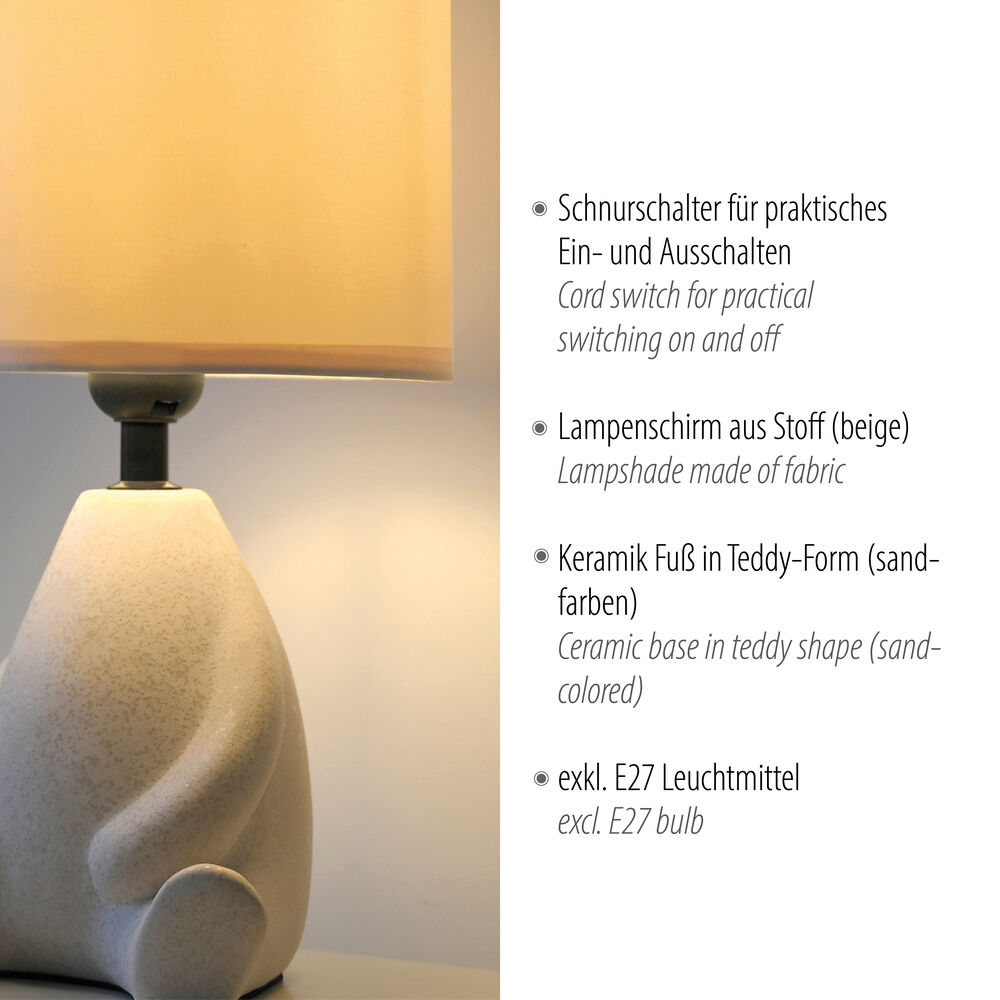 Tischleuchte, TED, 1 x E27/25W Bild 4