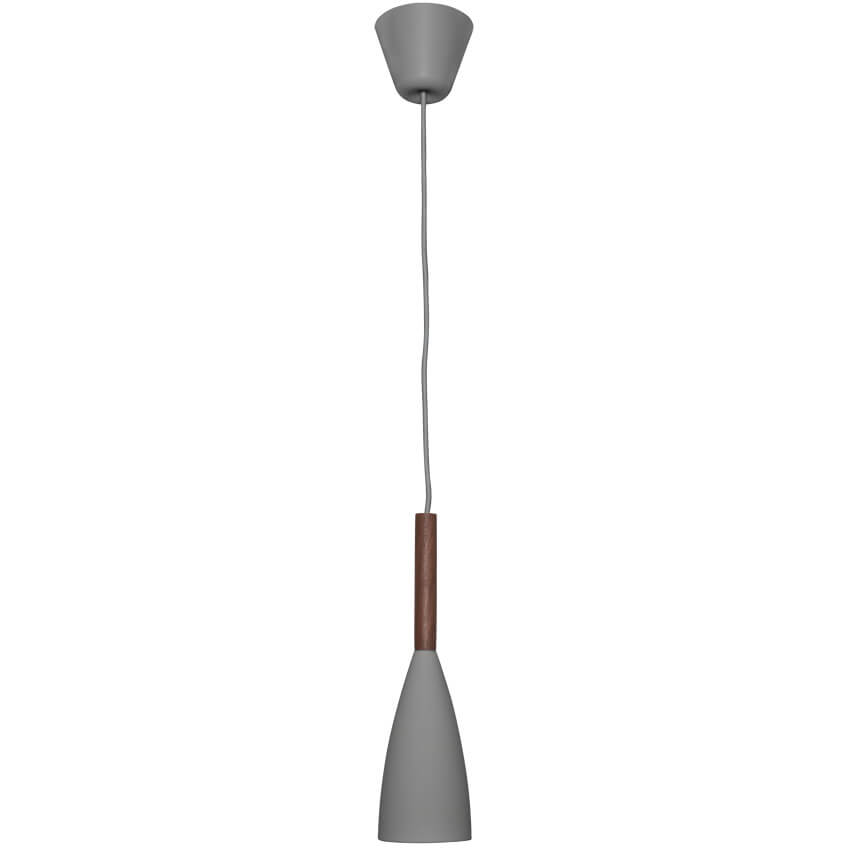 Pendelleuchte, PURE, 1 x E27/40W, grau
