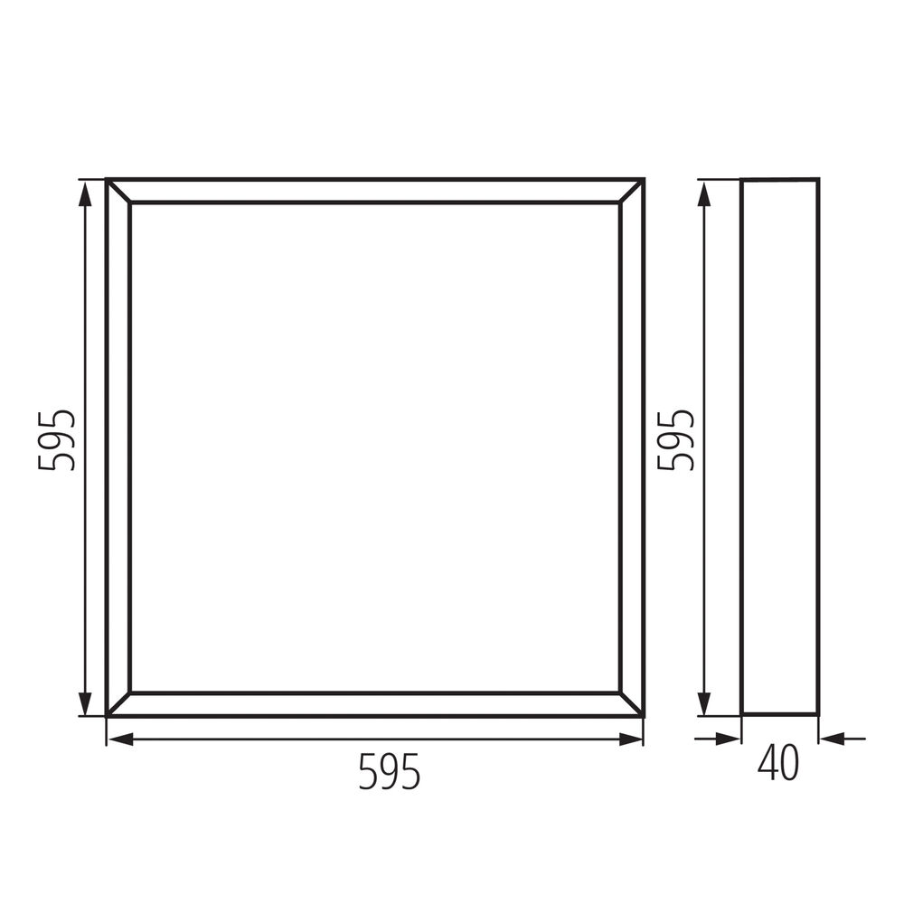 Aufbauleuchte LED/230V, 3000/4000K/6500K Bild 7