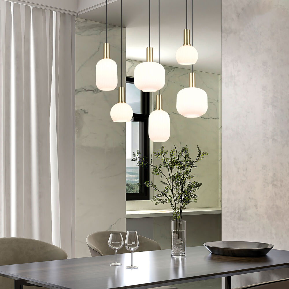 Pendelleuchte, DIVA, 6 x E27/10W