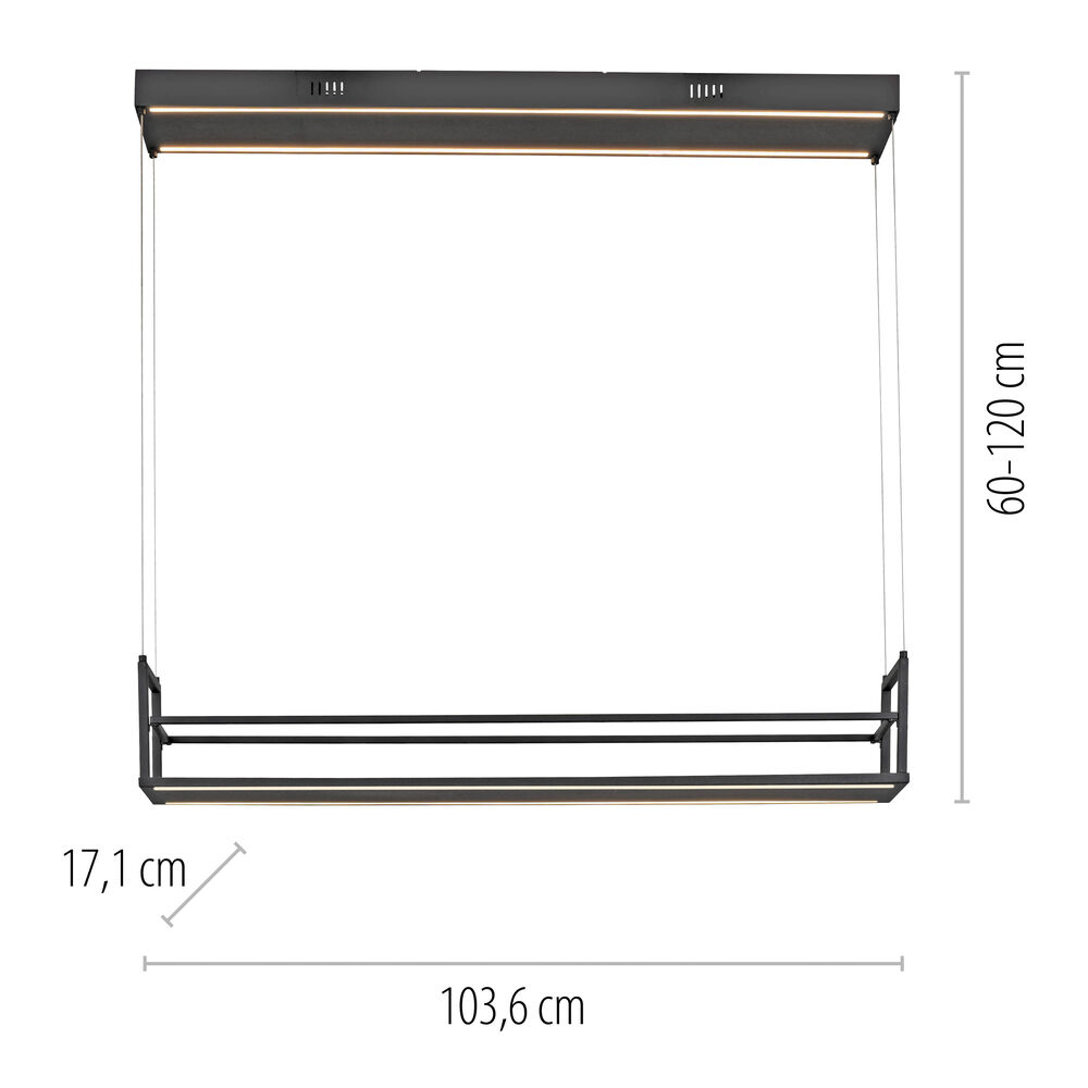 Pendelleuchte, SONTURA, 2 x LED/17,5W Bild 7