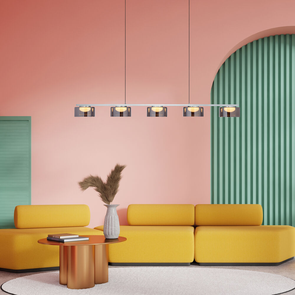 Pendelleuchte, DUNE, 5 x LED/35W