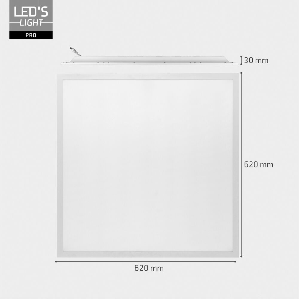 Einlegeleuchte, LED/30W, 4.500 lm, 4000K, UGR <19, Backlight-Panel Bild 3