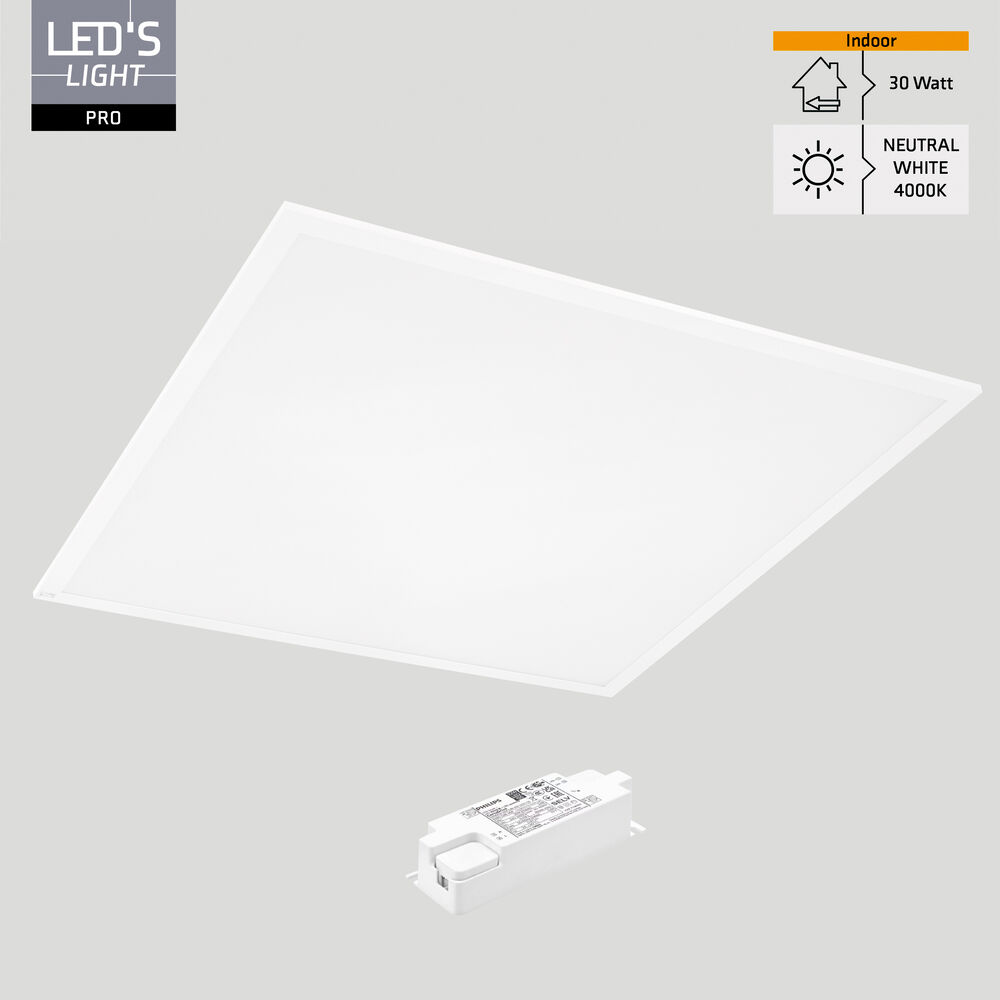 Einlegeleuchte, LED/30W, 4.500 lm, 4000K, UGR <19, Backlight-Panel Bild 4