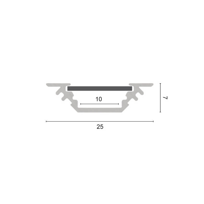 Winkel-Profil aus Aluminium,  für Eckmontage, für LED-Strips bis 10 mm Bild 3