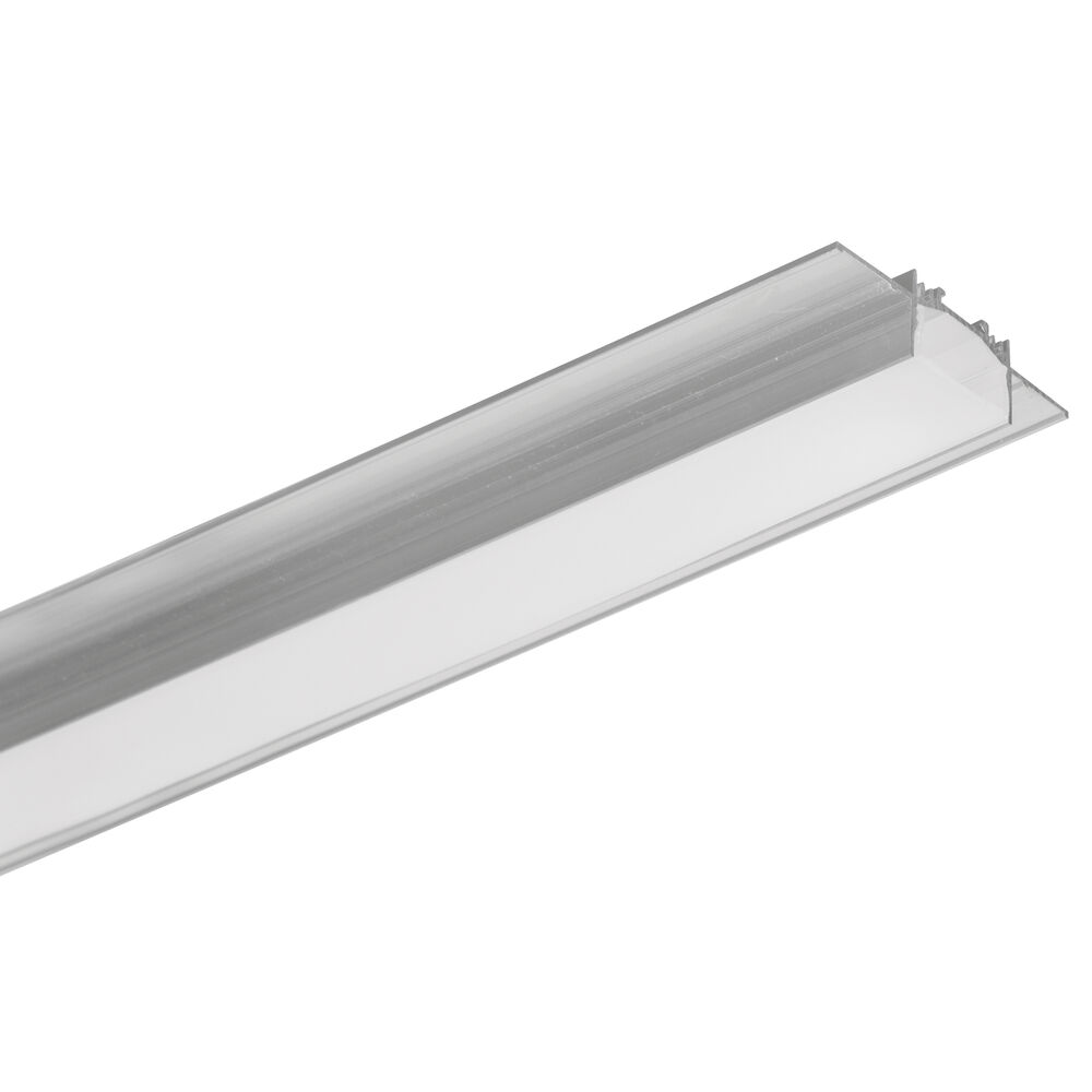 U-Profil aus Aluminium, zum  Einbau in Gipskartonplatten,  für LED-Strips bis 17 mm,  B 37 mm, L 2000 Bild 2