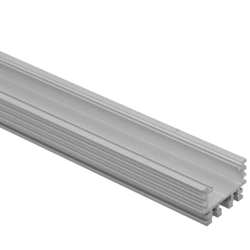 U-Profil aus Aluminium, MAXHEAD, für LED-Strips bis B 15 mm, (max. 29W/m),  B 26 mm, H 19, L 2.000 Bild 2