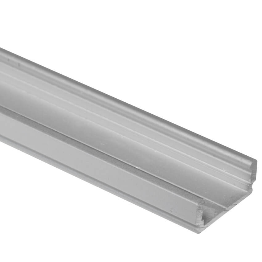 U-Profil aus Aluminium, PL1, für LED-Strips bis 12 mm, (max. 14,4W/m),  B 16,8 mm, H 5,91 mm, L 2.000 Bild 2