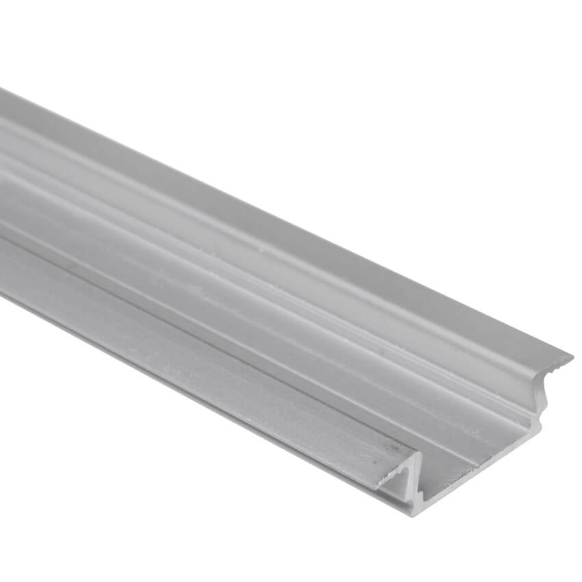 U-Profil mit Kragen aus  Aluminium, PL8, fr LED-Strips  bis 12 mm, (max. 14,4W/m),  B 16,8 mm, H 5, 91 mm, L 2000 Bild 2