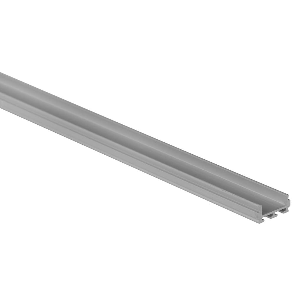 U-Profil aus Aluminium, PL6, für Strips bis B 12 mm, (max. 14,4W/m), ohne sichtbare Profilkante,  B 16,8 mm, H 7,09 mm, L 2.000 Bild 2