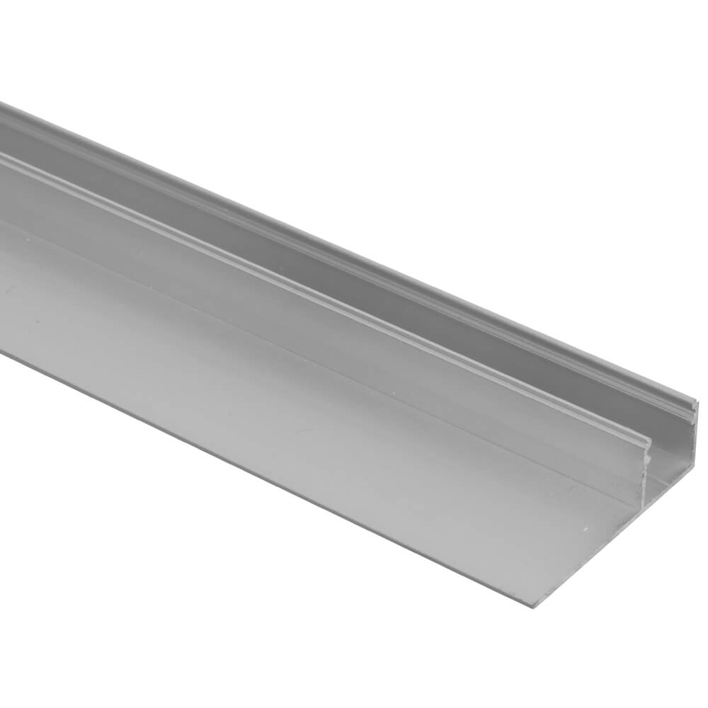 U-Profil aus Aluminium, TBP4, mit Flügel, Eckschutz-Profil, für Strips bis B 14 mm, (max. 14,4W/m), H 14,5, B 14,9 mm, L 2.000 Bild 2