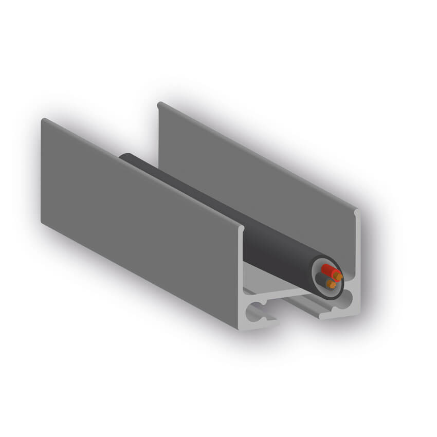 Aufbau-Profil/ Kabel-Universalkanal, PL10, mit Klicksystem, B 16,8, H 12,97, L 2.000 Bild 4