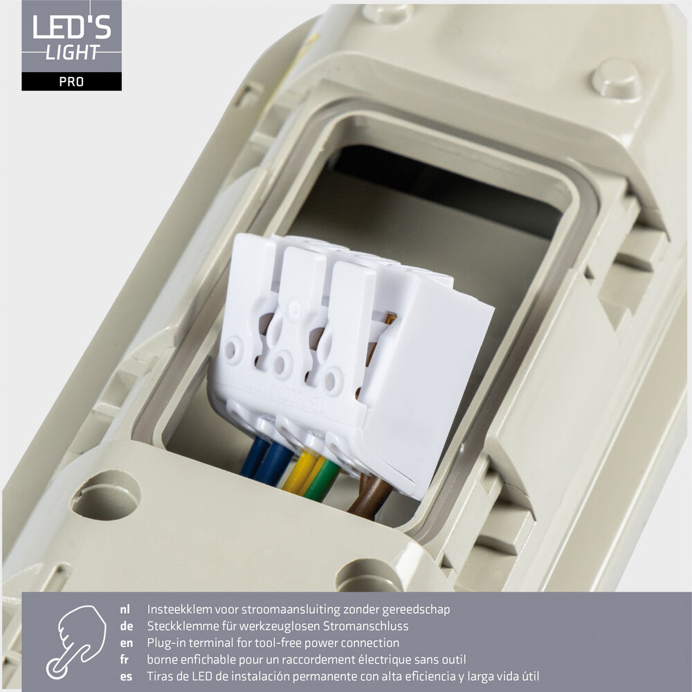 Feuchtraumwannenleuchte, LED/15W - 40W, 4000K Bild 6
