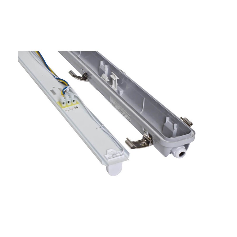 LED-Feuchtraumwannenleuchte, fr Retrofit T8/G13-LED-Rhren, stallgeeignet, amoniakbestndig Bild 4