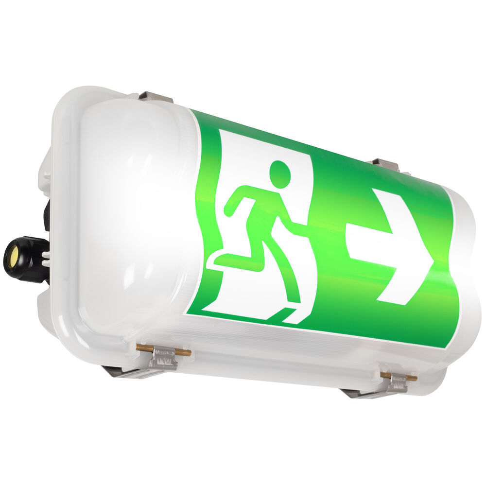 Not- und Sicherheits- Feuchtraumwannenleuchte, MULTIBASET N, LED/9W, 1.160 lm, 4000K, Notlicht 3 Stunden, Ex-geschtzt Bild 2
