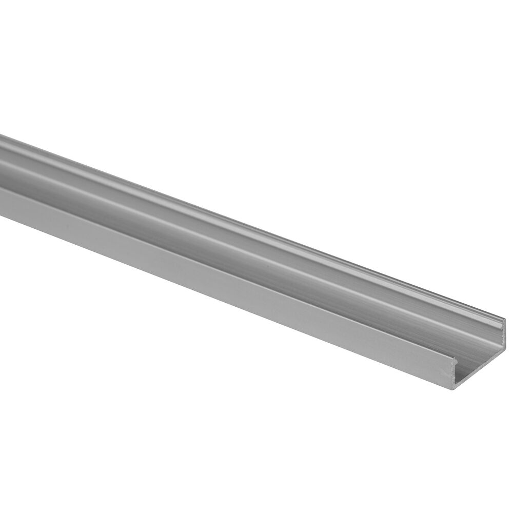 U-Profil aus Aluminium eloxiert, fr Strips bis B 13 mm, B 15, H 6, L 2.000 Bild 2