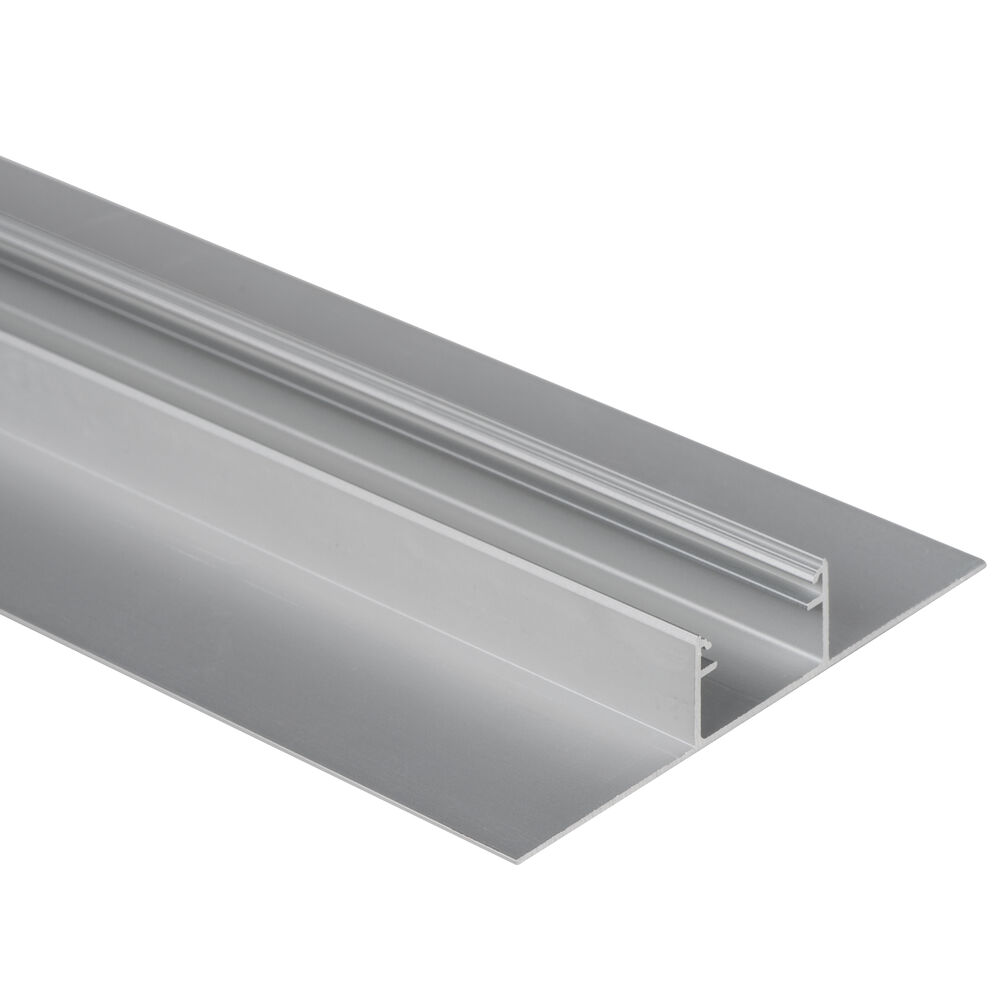 U-Profil aus Aluminium eloxiert, mit zwei Flgeln, fr Strips bis B 16 mm, B 22,24 + Kragen-B je 27,9, H 13,29, L 2.000 Bild 2