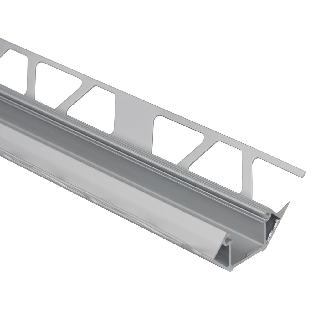 Eck-Profil aus Aluminium eloxiert, mit zwei Flgeln, fr Strips bis B 15 mm, B 18,15 + Kragen-B je 30,91, H 10,18, L 2.000 Bild 2