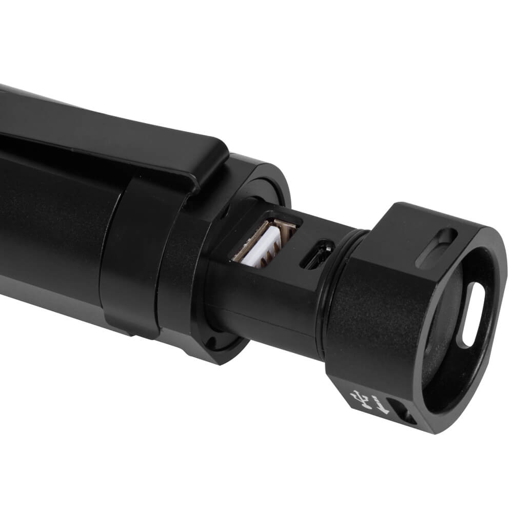 Akku-Taschenlampe, NIGHT CUTTER, 1 CREE/LED/10W, 700 lm, mit integrierter Powerbank Bild 3