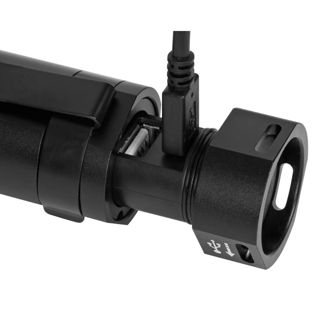 Akku-Taschenlampe, NIGHT CUTTER, 1 CREE/LED/10W, 700 lm, mit integrierter Powerbank Bild 4