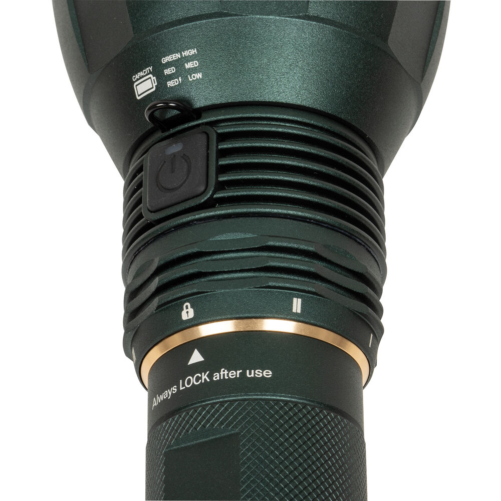 Akku-Taschenlampe, XCELL 11600 4 XHP CREE-LEDs, 180-11.600 lm Bild 3