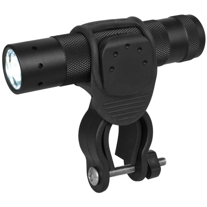 Fahrrad Taschenlampen Halterung - 360° Verstellbar Mit Silikonhülse